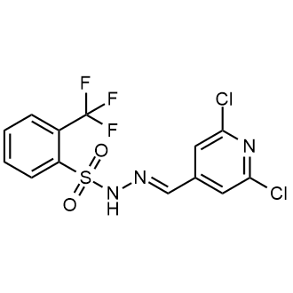 (e)-n'-((2,6-Dichloropyridin-4-yl)methylene)-2-(trifluoromethyl)benzenesulfonohydrazide|CS-0876475