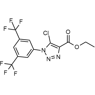 Ethyl 1-(3,5-bis(trifluoromethyl)phenyl)-5-chloro-1h-1,2,3-triazole-4-carboxylate|CS-0876482