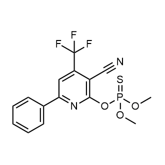 o-(3-Cyano-6-phenyl-4-(trifluoromethyl)pyridin-2-yl) o,o-dimethyl phosphorothioate|CS-0876483