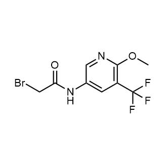 2-Bromo-n-(6-methoxy-5-(trifluoromethyl)pyridin-3-yl)acetamide|CS-0876501