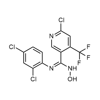 6-Chloro-n'-(2,4-dichlorophenyl)-n-hydroxy-4-(trifluoromethyl)nicotinimidamide|CS-0876505