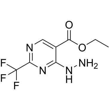 Ethyl 4-hydrazinyl-2-(trifluoromethyl)pyrimidine-5-carboxylate|CS-0876520
