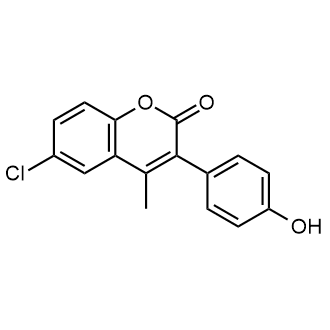 6-Chloro-3-(4-hydroxyphenyl)-4-methyl-2h-chromen-2-one|CS-0876564