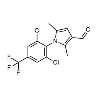 1-(2,6-Dichloro-4-(trifluoromethyl)phenyl)-2,5-dimethyl-1h-pyrrole-3-carbaldehyde|CS-0876699