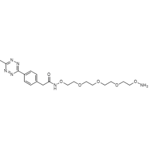 N-(2-(2-(2-(2-(Aminooxy)ethoxy)ethoxy)ethoxy)ethoxy)-2-(4-(6-methyl-1,2,4,5-tetrazin-3-yl)phenyl)acetamide|CS-0877007