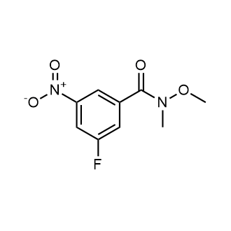 3-Fluoro-n-methoxy-n-methyl-5-nitrobenzamide|CS-0877135