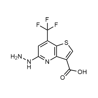 5-Hydrazinyl-7-(trifluoromethyl)thieno[3,2-b]pyridine-3-carboxylic acid|CS-0877385