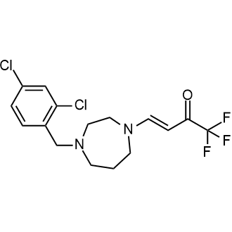 4-[4-[(2,4-Dichlorophenyl)methyl]hexahydro-1H-1,4-diazepin-1-yl]-1,1,1-trifluoro-3-buten-2-one|CS-0877549
