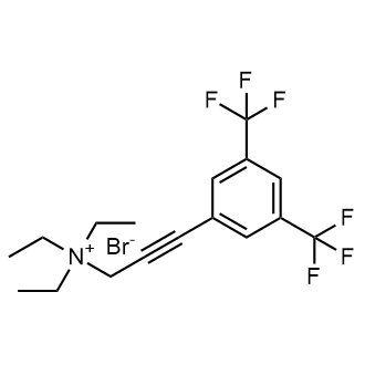 3-(3,5-Bis(trifluoromethyl)phenyl)-n,n,n-triethylprop-2-yn-1-aminium bromide|CS-0877571