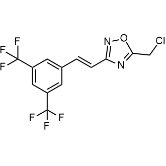 3-[2-[3,5-Bis(trifluoromethyl)phenyl]ethenyl]-5-(chloromethyl)-1,2,4-oxadiazole|CS-0877592