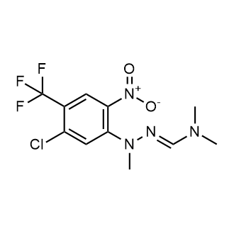 Methanehydrazonamide, N′-[5-chloro-2-nitro-4-(trifluoromethyl)phenyl]-N,N,N′-trimethyl-|CS-0877612