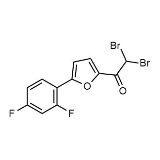 2,2-Dibromo-1-(5-(2,4-difluorophenyl)furan-2-yl)ethan-1-one|CS-0877634
