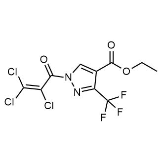 Ethyl 1-(2,3,3-trichloroacryloyl)-3-(trifluoromethyl)-1h-pyrazole-4-carboxylate|CS-0877641