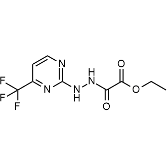Ethyl 2-oxo-2-(2-(4-(trifluoromethyl)pyrimidin-2-yl)hydrazinyl)acetate|CS-0877651