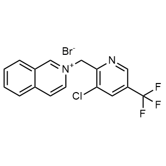 2-((3-Chloro-5-(trifluoromethyl)pyridin-2-yl)methyl)isoquinolin-2-ium bromide|CS-0877654