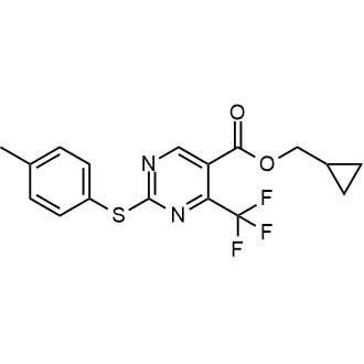 Cyclopropylmethyl 2-(p-tolylthio)-4-(trifluoromethyl)pyrimidine-5-carboxylate|CS-0877665