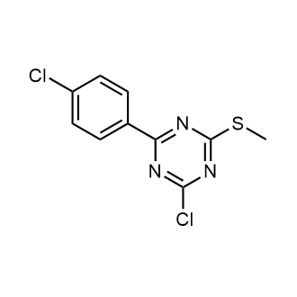 2-Chloro-4-(4-chlorophenyl)-6-(methylthio)-1,3,5-triazine|CS-0877698