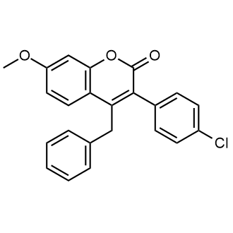 4-Benzyl-3-(4-chlorophenyl)-7-methoxy-2h-chromen-2-one|CS-0877789