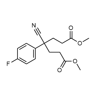 Dimethyl 4-cyano-4-(4-fluorophenyl)heptanedioate|CS-0877883
