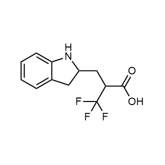 3,3,3-Trifluoro-2-(indolin-2-ylmethyl)propanoic acid|CS-0877955