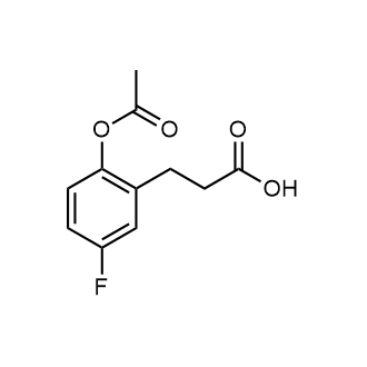 3-(2-Acetoxy-5-fluorophenyl)propanoic acid|CS-0878123