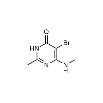 5-Bromo-2-methyl-6-(methylamino)pyrimidin-4(3h)-one|CS-0878186