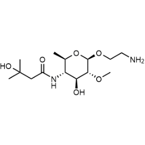 N-((2R,3S,4S,5R,6R)-6-(2-Aminoethoxy)-4-hydroxy-5-methoxy-2-methyltetrahydro-2H-pyran-3-yl)-3-hydroxy-3-methylbutanamide|CS-0878227