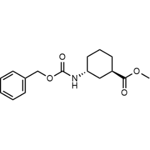 rel-methyl (1R,3R)-3-(((benzyloxy)carbonyl)amino)cyclohexane-1-carboxylate|CS-0878463