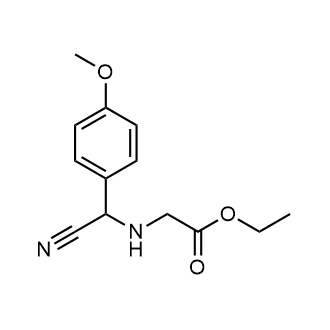 Ethyl (cyano(4-methoxyphenyl)methyl)glycinate|CS-0878525
