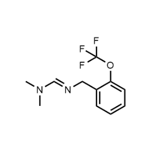 N,N-Dimethyl-N'-(2-(trifluoromethoxy)benzyl)formimidamide|CS-0878605
