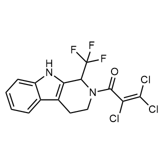 2,3,3-Trichloro-1-(1-(trifluoromethyl)-1,3,4,9-tetrahydro-2h-pyrido[3,4-b]indol-2-yl)prop-2-en-1-one|CS-0878609
