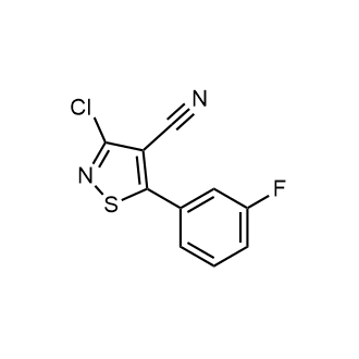 3-Chloro-5-(3-fluorophenyl)isothiazole-4-carbonitrile|CS-0878622