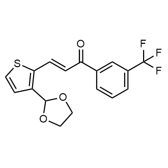 3-[3-(1,3-Dioxolan-2-yl)-2-thienyl]-1-[3-(trifluoromethyl)phenyl]-2-propen-1-one|CS-0878624