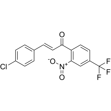 3-(4-Chlorophenyl)-1-[2-nitro-4-(trifluoromethyl)phenyl]-2-propen-1-one|CS-0878651