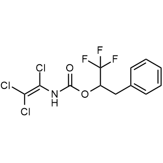 1,1,1-Trifluoro-3-phenylpropan-2-yl (1,2,2-trichlorovinyl)carbamate|CS-0878668