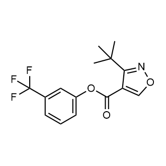 3-(Trifluoromethyl)phenyl 3-(tert-Butyl)isoxazole-4-carboxylate|CS-0878689
