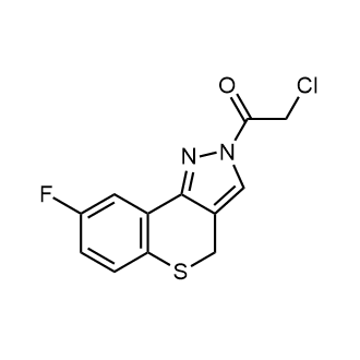 2-Chloro-1-(8-fluorothiochromeno[4,3-c]pyrazol-2(4h)-yl)ethan-1-one|CS-0878716