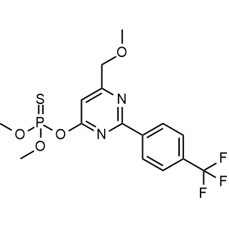 o-(6-(Methoxymethyl)-2-(4-(trifluoromethyl)phenyl)pyrimidin-4-yl) o,o-dimethyl phosphorothioate|CS-0878802
