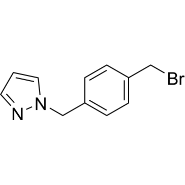 1-(4-(Bromomethyl)benzyl)-1h-pyrazole|CS-0878846