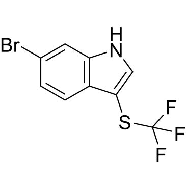 6-Bromo-3-((trifluoromethyl)thio)-1h-indole|CS-0878898