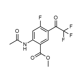 Methyl 2-acetamido-4-fluoro-5-(2,2,2-trifluoroacetyl)benzoate|CS-0879045