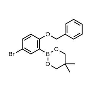 2-(2-(Benzyloxy)-5-bromophenyl)-5,5-dimethyl-1,3,2-dioxaborinane|CS-0879090
