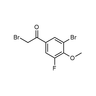 2-Bromo-1-(3-bromo-5-fluoro-4-methoxyphenyl)ethan-1-one|CS-0879195