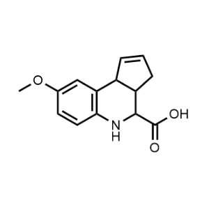 8-Methoxy-3a,4,5,9b-tetrahydro-3h-cyclopenta[c]quinoline-4-carboxylic acid|CS-0879368