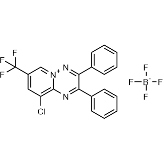 9-Chloro-2,3-diphenyl-7-(trifluoromethyl)pyrido[1,2-b][1,2,4]triazin-5-ium tetrafluoroborate|CS-0879378