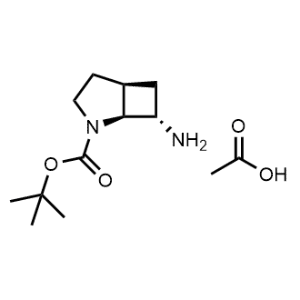 tert-Butyl (1s,5s,7s)-7-amino-2-azabicyclo[3.2.0]heptane-2-carboxylate acetate|CS-0879420