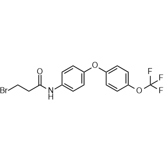 3-Bromo-n-(4-(4-(trifluoromethoxy)phenoxy)phenyl)propanamide|CS-0879451