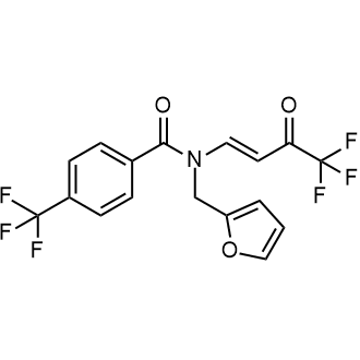 N-(2-Furanylmethyl)-4-(trifluoromethyl)-N-(4,4,4-trifluoro-3-oxo-1-buten-1-yl)benzamide|CS-0879454