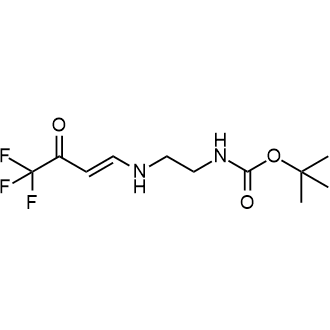 Carbamic acid, [2-[(4,4,4-trifluoro-3-oxo-1-butenyl)amino]ethyl]-, 1,1-dimethylethyl ester|CS-0879460