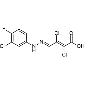 2,3-Dichloro-4-(2-(3-chloro-4-fluorophenyl)hydrazono)but-2-enoic acid|CS-0879587